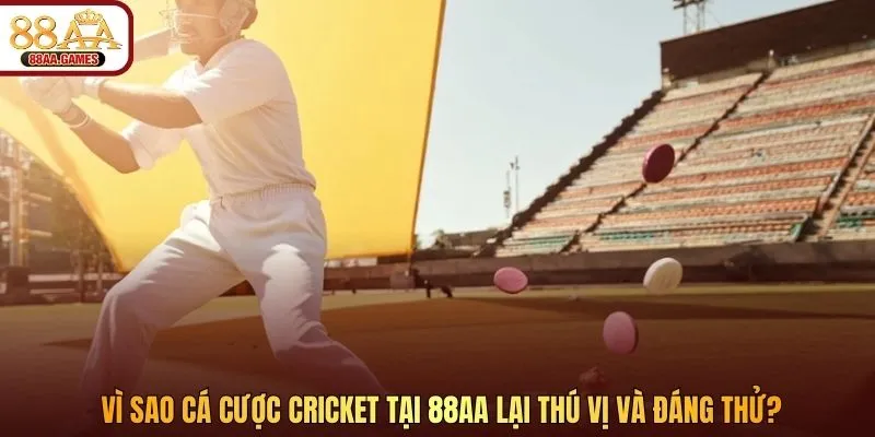 Vì sao cá cược Cricket tại 88AA lại thú vị và đáng thử?